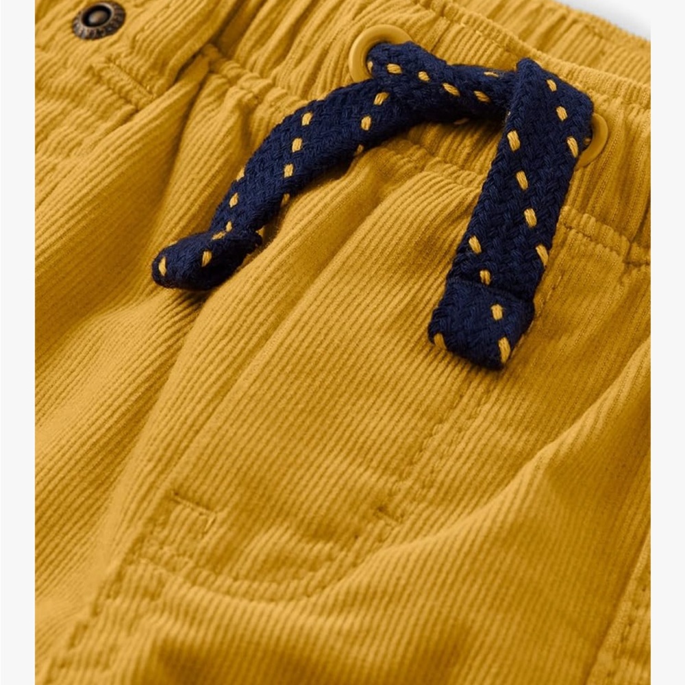 Gymboree Mustard Yellow lines Joggers for Kids - Picture 4 of 9